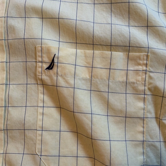 Nautica classic fit yellow dress shirt - Picture 2 of 3